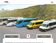 Tablet Screenshot of mkautobuss.ee